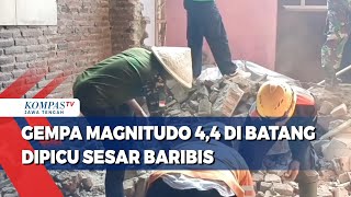 Gempa Magnitudo 44 di Batang Dipicu Sesar Baribis [upl. by Yrolam]