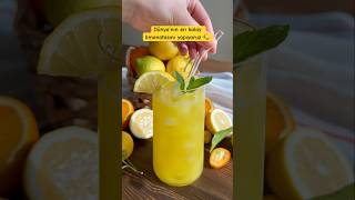 Ev Yapımı Limonata limonatatarifi limon icecek içecektarifleri içecek tarif [upl. by Hagood]