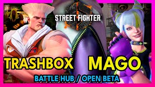 Street Fighter 6 🥊 Trashbox GUILE VS Mago JURI 🥊 スト6 🥊 SF6 [upl. by Halyahs]