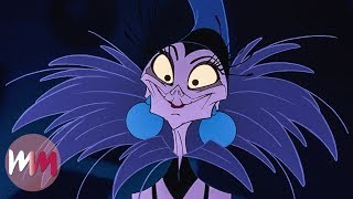 Top 10 Funniest Animated Disney Movie Villains [upl. by Adnawyek]