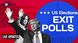 US Election Exit Poll 2024 Live  Most US Voters Believe Democracy Is Under Threat Exit Polls [upl. by Rehpotsyrk]