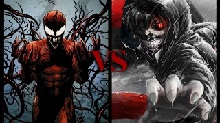 Carnage vs Ken Kaneki Tokyo Ghoul [upl. by Bertila]