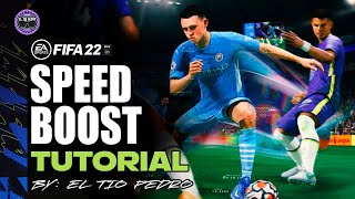 TRUCO para CORRER mas RAPIDO en FIFA 22🔥SPEED BOOST TUTORIAL ✅ [upl. by Nwatna]