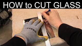 How to Cut Mirror Glass  QUICK [upl. by Nicolis]