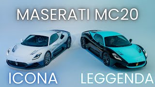 Maserati MC20 Icona and Leggenda Special Editions 1 of 20 Debut [upl. by Weinhardt142]