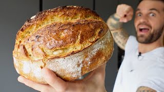 Recette du PAIN au LEVAIN sans pétrissage et sans façonnage [upl. by Aizirk]