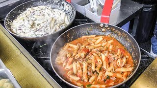 Great Italian Pasta Cooked and Tasted in Camden Town Street Food of London [upl. by Liatnahs]