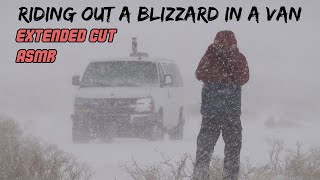 Riding out Historic California Blizzard in a Cozy Van  Extended Cut ASMR [upl. by Margarette]