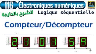 116 Logique séquentielle Compteur binaire synchrone et asynchrone [upl. by Baptiste]