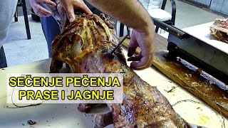 Sečenje pečenja  sečenje prasećeg pečenja sečenje jagnjećeg pečenja [upl. by Ameluz]