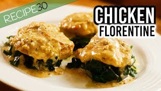 Chicken Florentine with a Parmesan Cream Sauce [upl. by Atiner]