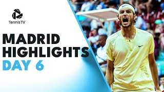 Tsitsipas Faces Baez Medvedev vs Shevchenko Tiafoe amp Fritz Feature  Madrid 2023 Highlights Day 6 [upl. by Leahcimnoj]