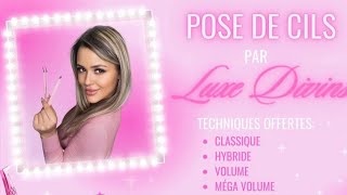 TUTORIEL POSE D’EXTENSIONS DE CILS  FORMATION COMMENT FAIRE UNE BELLE POSE DEXTENSION DE CILS [upl. by Ralfston]