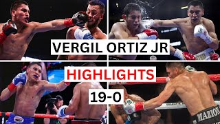 Vergil Ortiz Jr 190 Highlights amp Knockouts [upl. by Dnomzed]