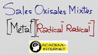 Sales Oxisales Mixtas [upl. by Eidnac]