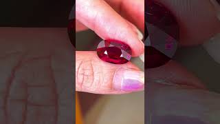 A top fine quality well cut Ruby always excites us Ruby love ruby rubygems rubystone rubies [upl. by Rego944]