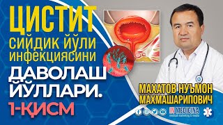 Циститнинг даволаш йўллари Уролог маслаҳати inmedicina cystitits pyelonephritis [upl. by Arracat]