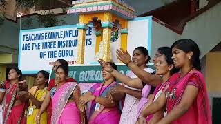 Aurobindo School Teachers Song on Childrens day [upl. by Lunsford]