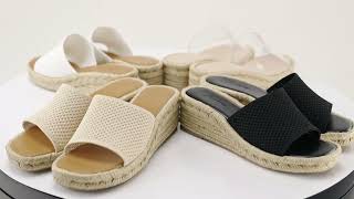 Arromic Espadrilles Wedge Platform Sandals [upl. by Roche60]