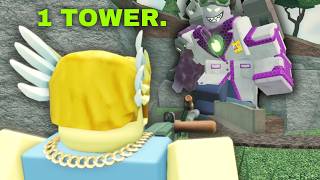 1 Gatling Gun VS All Of Intermediate Mode  Roblox Tower Defense Simulator TDS [upl. by Aynot]