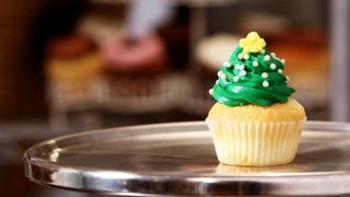 How to Make Christmas Cupcakes  Cupcake Tutorials [upl. by Ztirf]