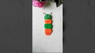 😃Easy clay craft idea🧡💚shortvideo shorts viralshorts short ytshorts shortsfeed viralvideo [upl. by Malena735]