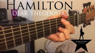 Dear Theodosia  Hamilton Musical  Fingerstyle Guitar Cover [upl. by Adnoel]