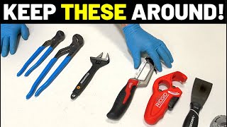 6 ESSENTIAL PLUMBING HAND TOOLSAnd Others To Keep Around Best Plumbing Hand Tools For DIYers [upl. by Trammel381]