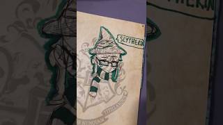 SLYTHERIN🐍 art shorts fyp harrypotter slytherin hehe [upl. by Anirahtak]