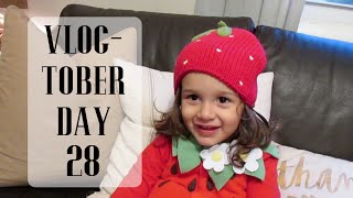 VLOGTOBER 2015 Day 28 Eveys 1st Trick or Treating [upl. by Conte]