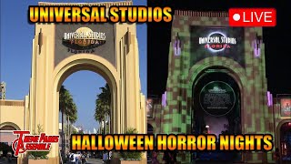 live Universal Orlando DayNight Halloween Horror Nights  91524 [upl. by Eradis]