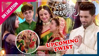 Yeh Rishta Kya Kehlata Hain  On Location  Bhoomi Ke Sang Jhooma Abhira Vandana Ka Pariwar [upl. by Akinahs]