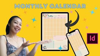 Adobe InDesign Tutorial Design Professional Monthly Calendars Easily [upl. by Sheffy]