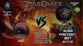 🔴LIVE 20240914  Clan LgX vs MinD  LgX vs Alpha  3V3 Bo7  STARCRAFT  VUDU  Comentada [upl. by Treve]