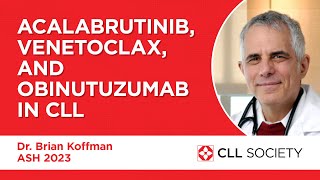 MRD Guided Acalabrutinib Venetoclax and Obinutuzumab Therapy for CLL  ASH 2023 [upl. by Lucrece]