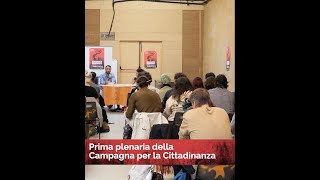 Prima plenaria della campagna per la cittadinanza quotNonviolenza Disarmantequot [upl. by Edorej71]