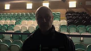 Nantwich Town 01 Newcastle Town  Paul Carden postmatch interview [upl. by Mannie82]