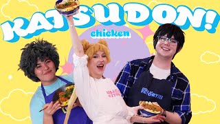 Katsudon Party with Deku and Yuri Katsuki ♡ Usagis Kitchen ♡ [upl. by Oramug]