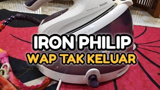 Steam Iron Philips Tak Keluar Wap Ini Cara Tukar Water Pump [upl. by Llenrod835]