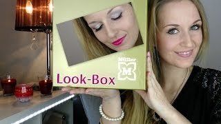 LOOKBOX von Müller UNBOXING amp GESCHMINKTER LOOK [upl. by Ycnan]