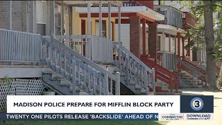 Madison police prepare for Mifflin Street Block Party [upl. by Reimer]