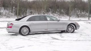 Maybach 62S Landaulet will it drift [upl. by Atikim476]