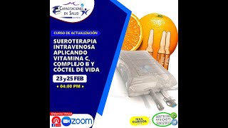 SUEROTERAPIA INTRAVENOSA APLICANDO VITAMINA C COMPLEJO B Y COCTEL DE VIDA 22 [upl. by Thaddeus]