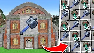 Construí una GRANJA de MAZAS en Minecraft Hardcore [upl. by Feldt]