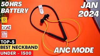 Top 5 Best Bluetooth Earphones Under ₹1500 2023 ⚡ Best Wireless Neckband under 2000 ⚡ Jan 2024 [upl. by Sesilu]