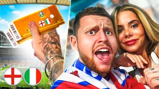 Surprising My Girlfriend With EURO 2020 FINAL TICKETS [upl. by Rosenberg]