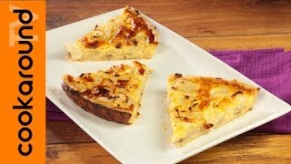 Quiche di cipolle e acciughe  Torta salata saporita [upl. by Noyar651]