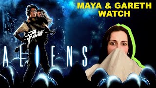 Aliens 1986  Movie Reaction  Daughters First Watch [upl. by Amieva]