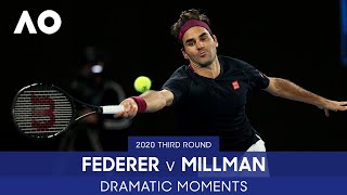 Roger Federers Epic 5th Set Tiebreak  Federer v Millman  Australian Open 2020 Third Round [upl. by Deppy326]