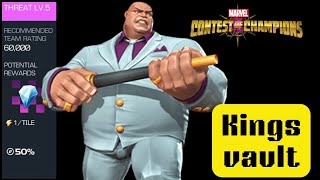 New Side Quest  Kings vault Week 4  How to fight kingpin easily  mcoc [upl. by Aloise219]